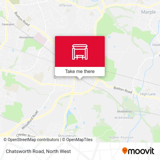 Chatsworth Road map