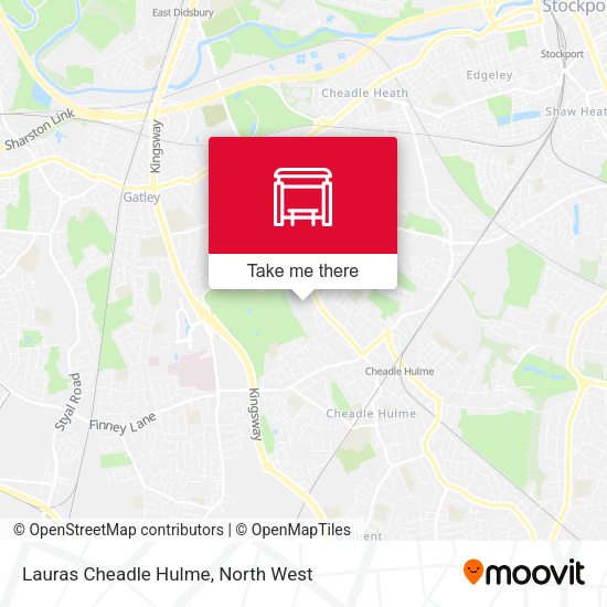 Lauras Cheadle Hulme map