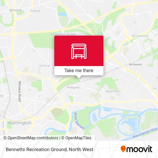 Bennetts Recreation Ground map