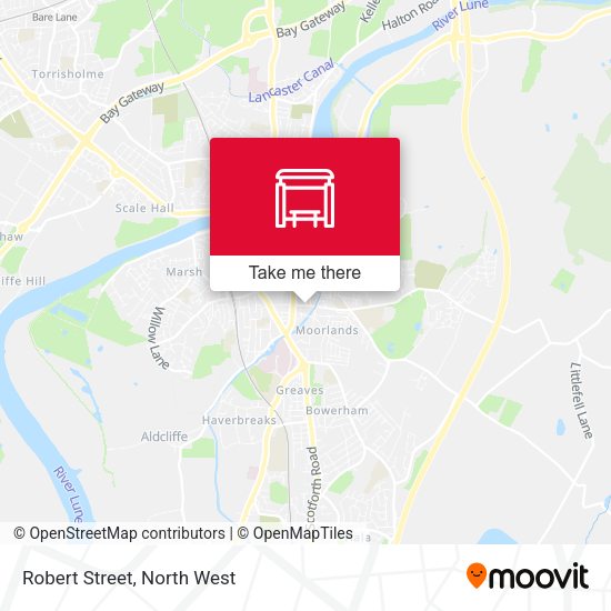 Robert Street map