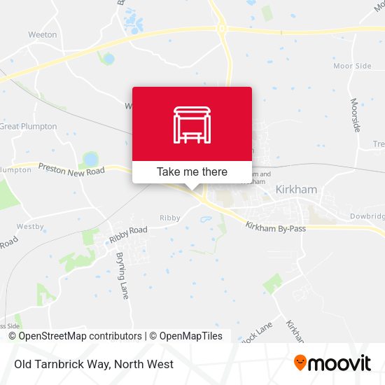 Old Tarnbrick Way map