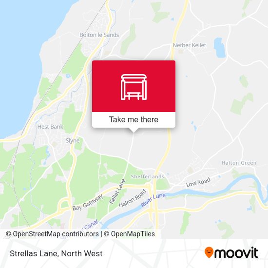 Strellas Lane map