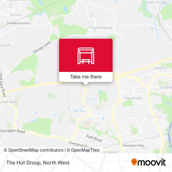 The Hut Group map