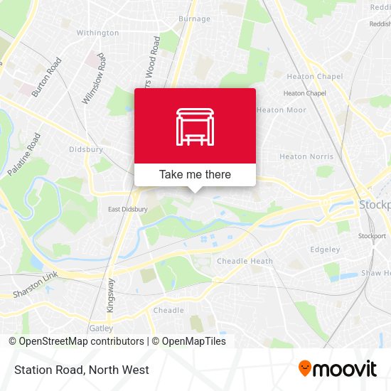 Station Road map