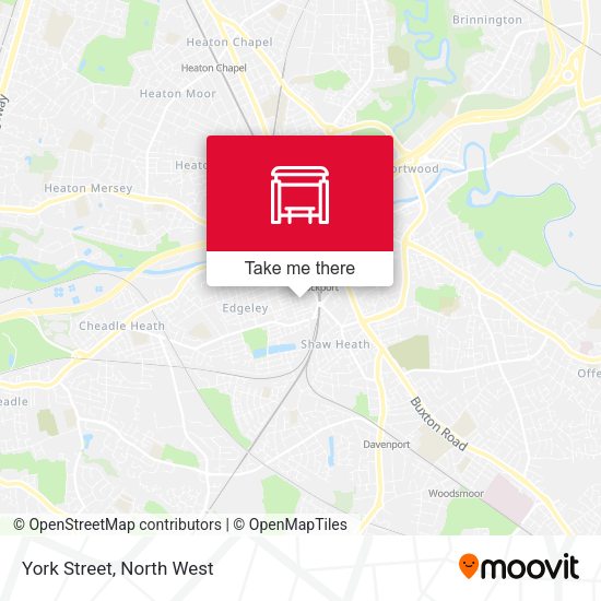 York Street map