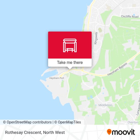 Rothesay Crescent map