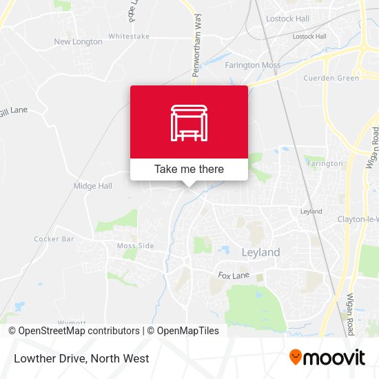 Lowther Drive map