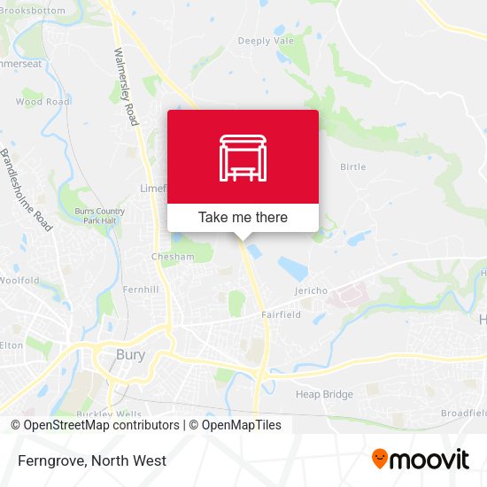 Ferngrove map