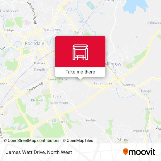 James Watt Drive map