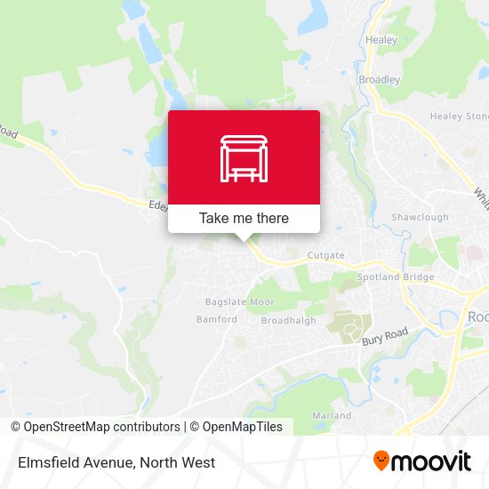 Elmsfield Avenue map