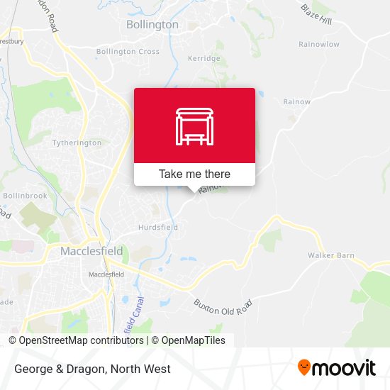 George & Dragon map