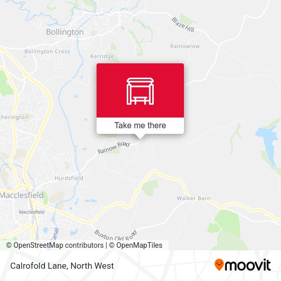 Calrofold Lane map