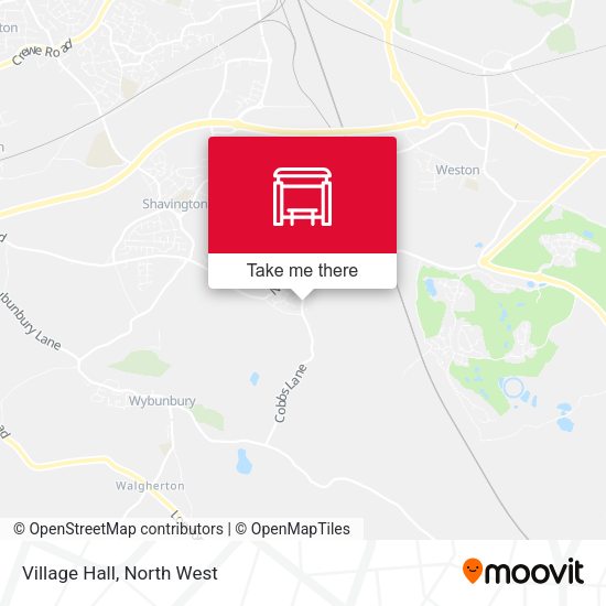 Village Hall map