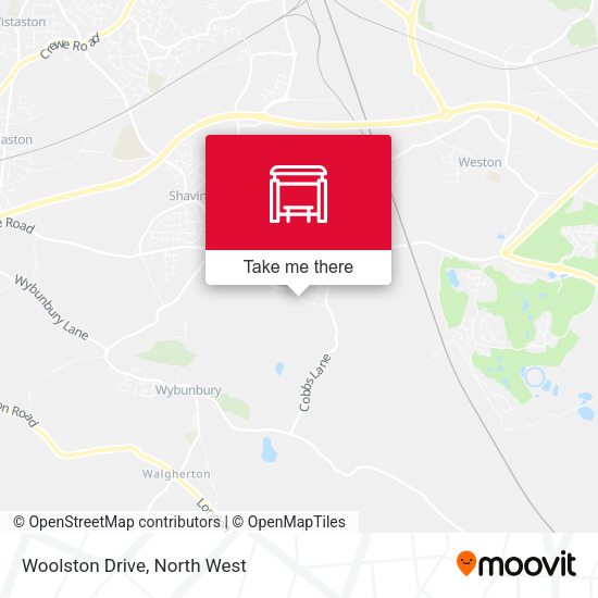 Woolston Drive map
