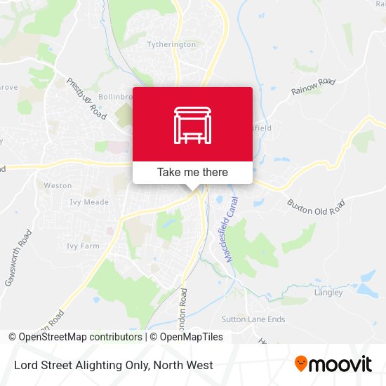 Lord Street Alighting Only map