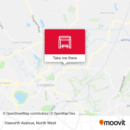 Haworth Avenue map