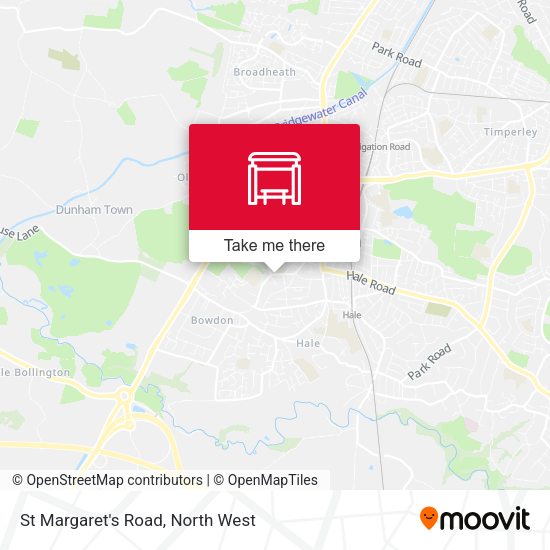 St Margaret's Road map