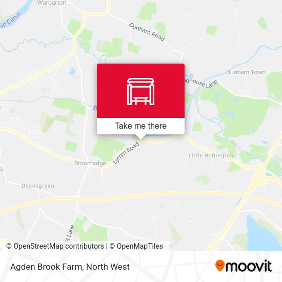 Agden Brook Farm map