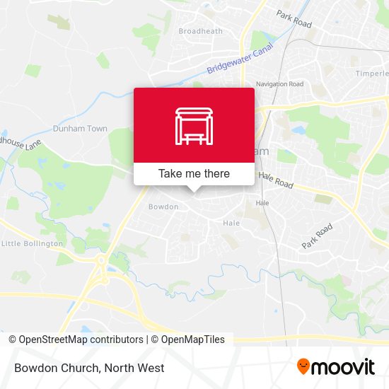 Bowdon Church map