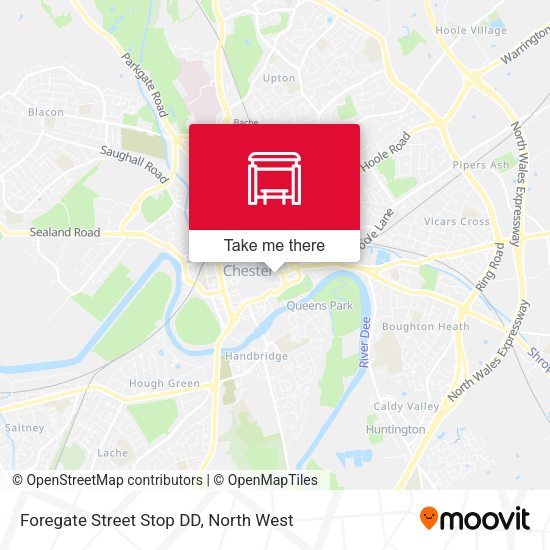 Foregate Street Stop DD map