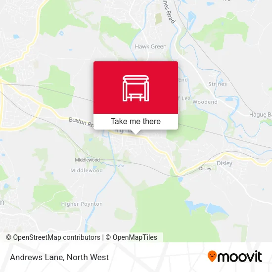 Andrews Lane map