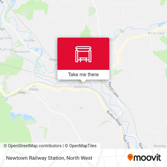 Newtown Railway Station map