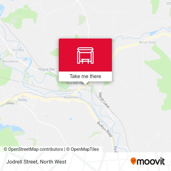 Jodrell Street map