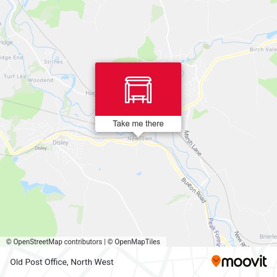 Old Post Office map