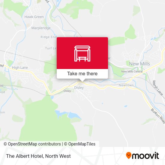 The Albert Hotel map