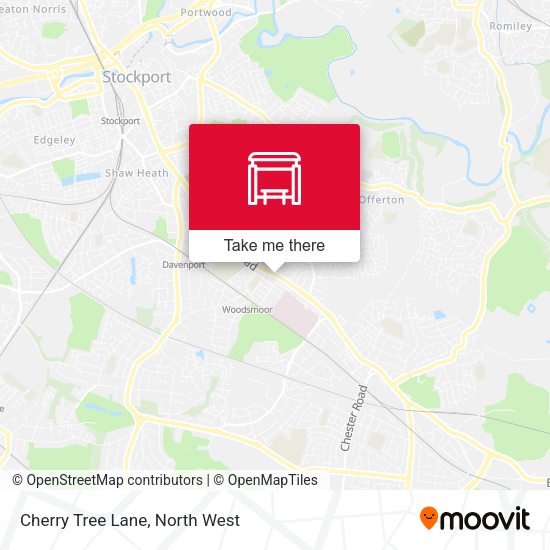 Cherry Tree Lane map
