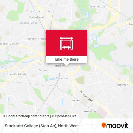 Stockport College (Stop Ac) map