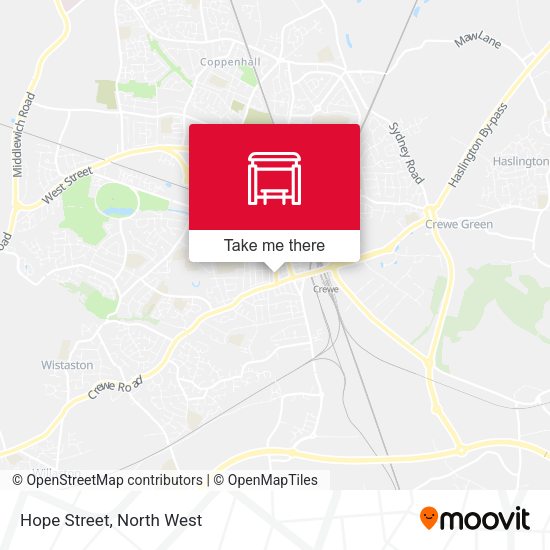 Hope Street map