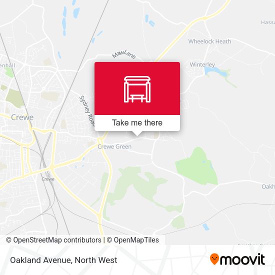 Oakland Avenue map