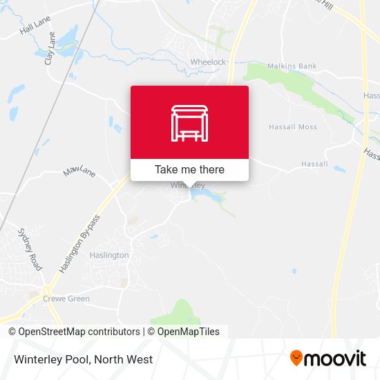 Winterley Pool map