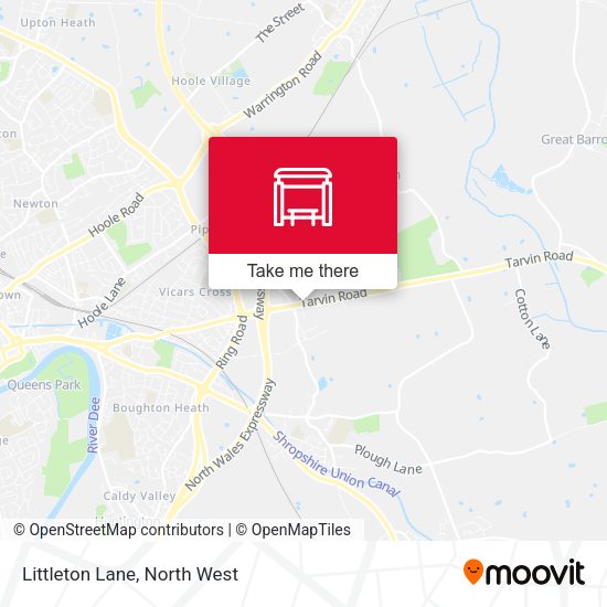 Littleton Lane map