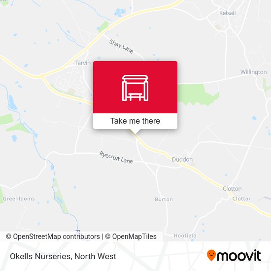 Okells Nurseries map