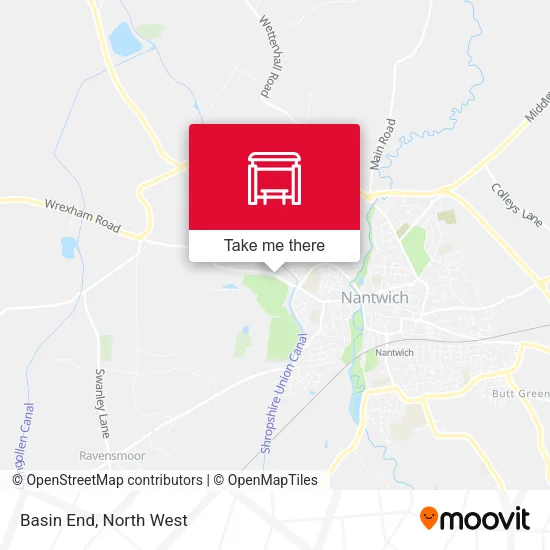 Basin End map