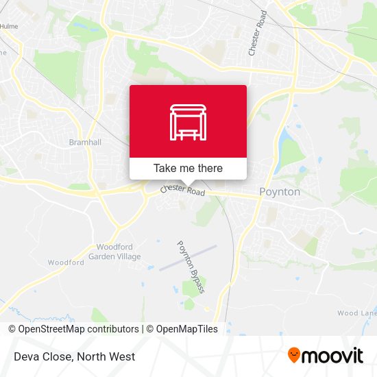 Deva Close map