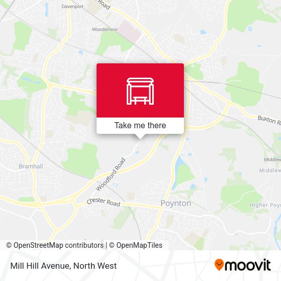 Mill Hill Avenue map
