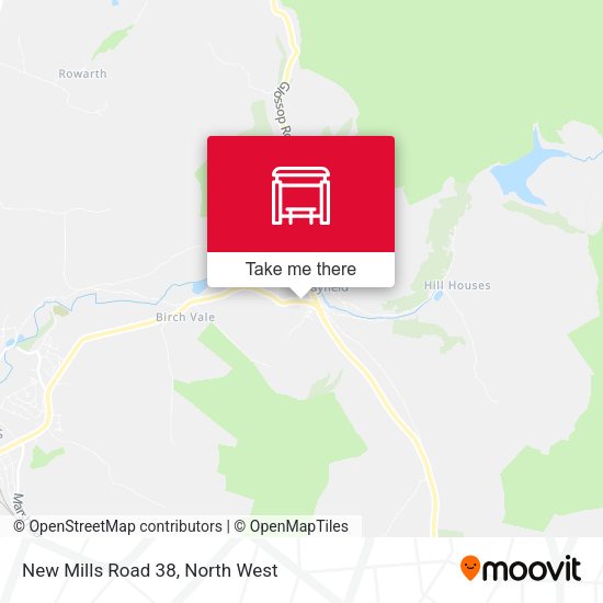 New Mills Road 38 map