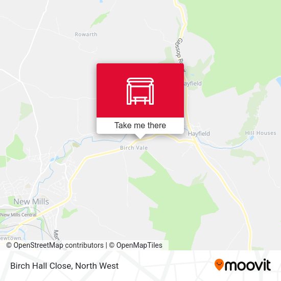 Birch Hall Close map