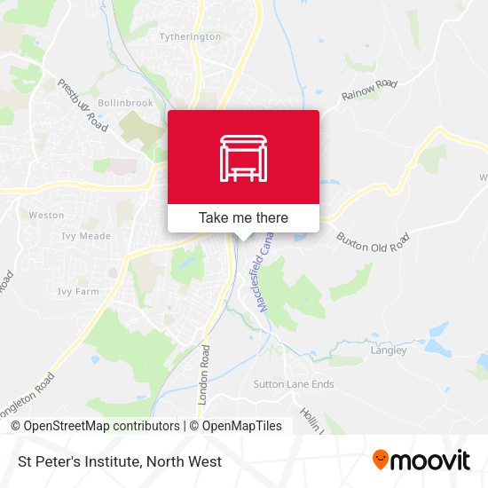 St Peter's Institute map