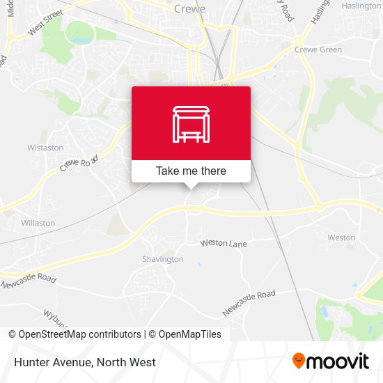 Hunter Avenue map