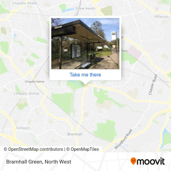 Bramhall Green map