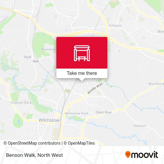 Benson Walk map