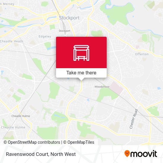 Ravenswood Court map