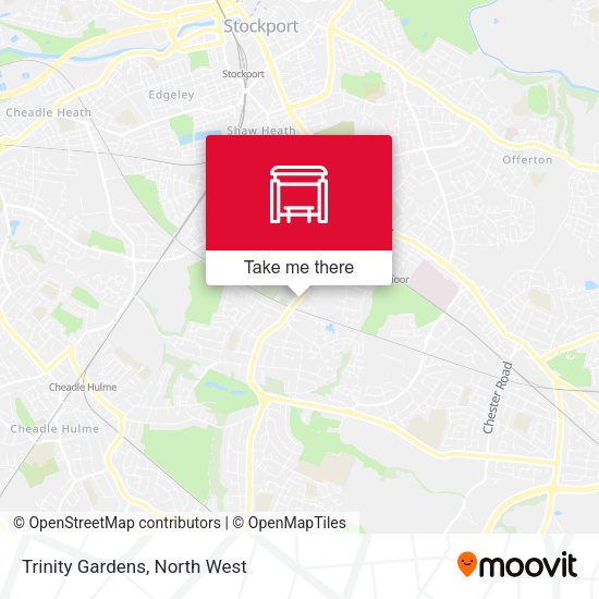 Trinity Gardens map