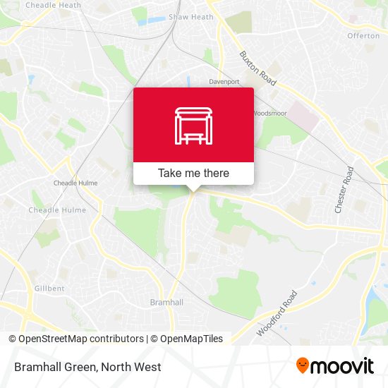 Bramhall Green map