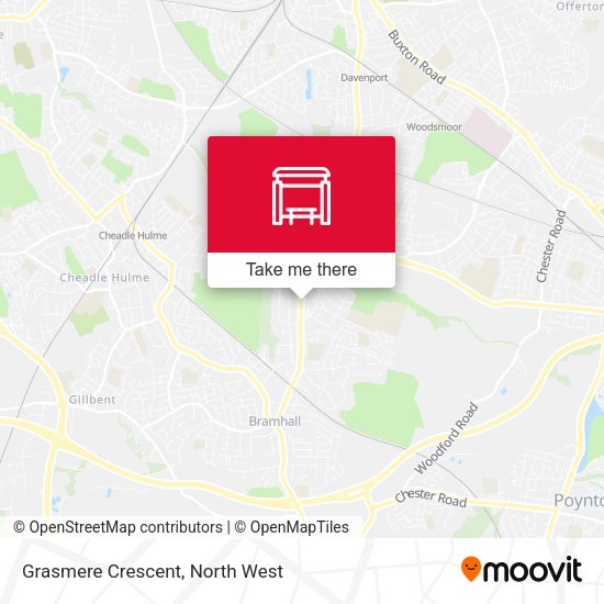 Grasmere Crescent map