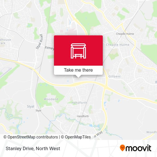 Stanley Drive map